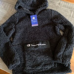 Champion script pullover hoodie